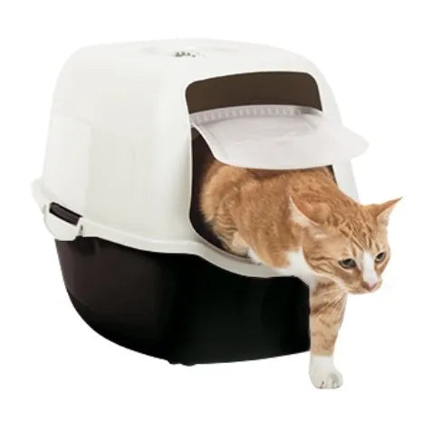 Bandeja Sanitaria Cubierta para Gatos Rotho My Pet Bailey Eco - Filtro de Carbón Activo
