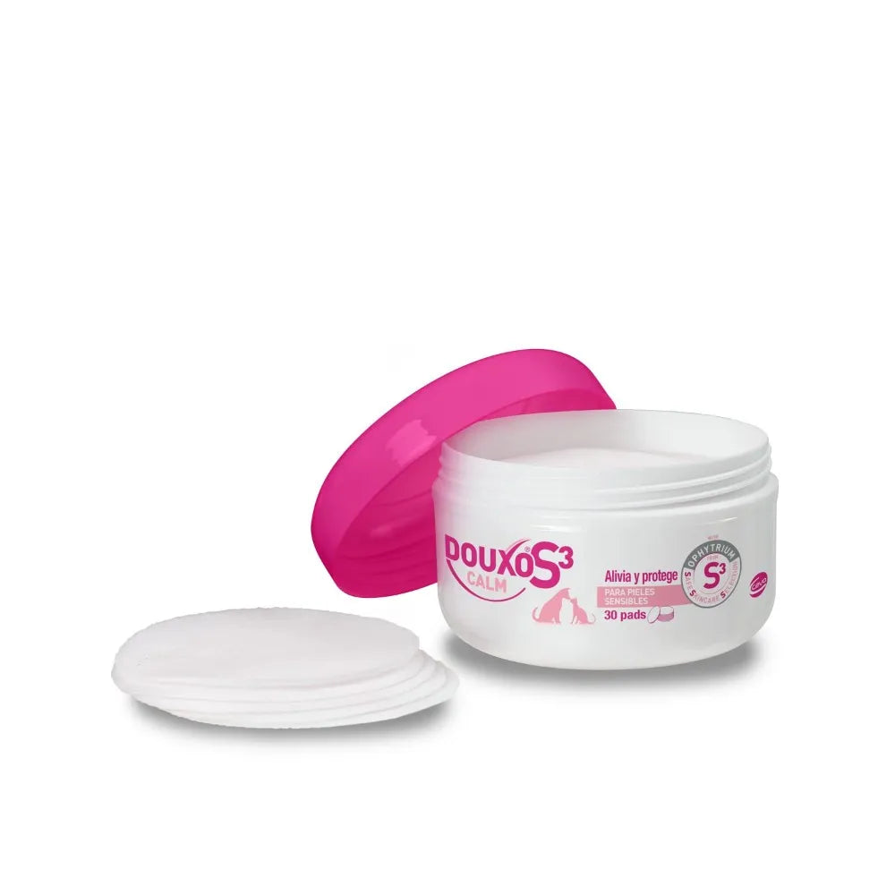 Douxo S3 Calm - Champú, Mousse y Toallitas Calmantes para Perros y Gatos con Piel Sensible