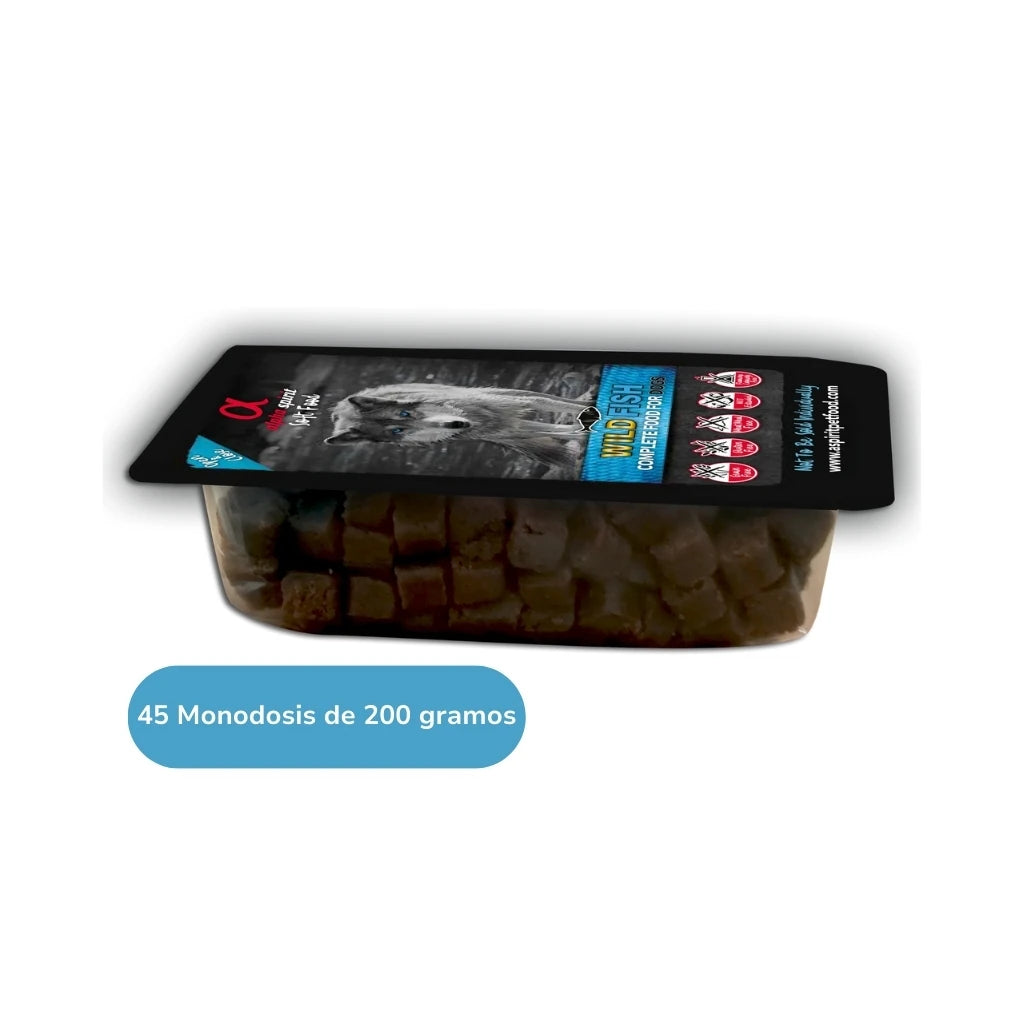Alpha Spirit Wild Fish - Pienso Semihúmedo Sin Cereales para Perros Adultos | 3 kg y 9 kg