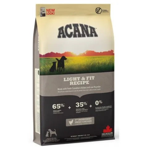 Acana Light & Fit — Pienso para Perros Adultos con Sobrepeso | 11,4 kg