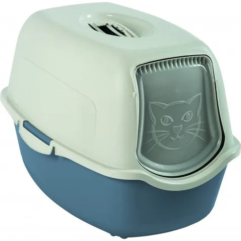 Bandeja Sanitaria Cubierta para Gatos Rotho My Pet Bailey Eco - Filtro de Carbón Activo