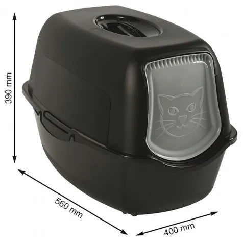 Bandeja Sanitaria Cubierta para Gatos Rotho My Pet Bailey Eco - Filtro de Carbón Activo