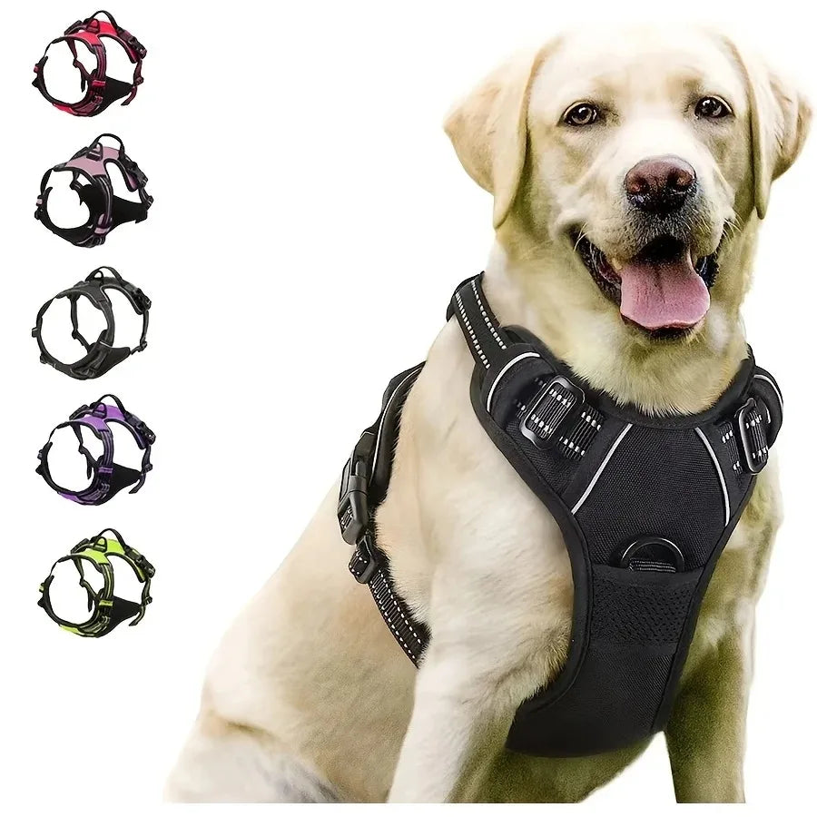 Arnés Chaleco para Perros - Cómodo, Ajustable y Colorido | Tallas S a XL
