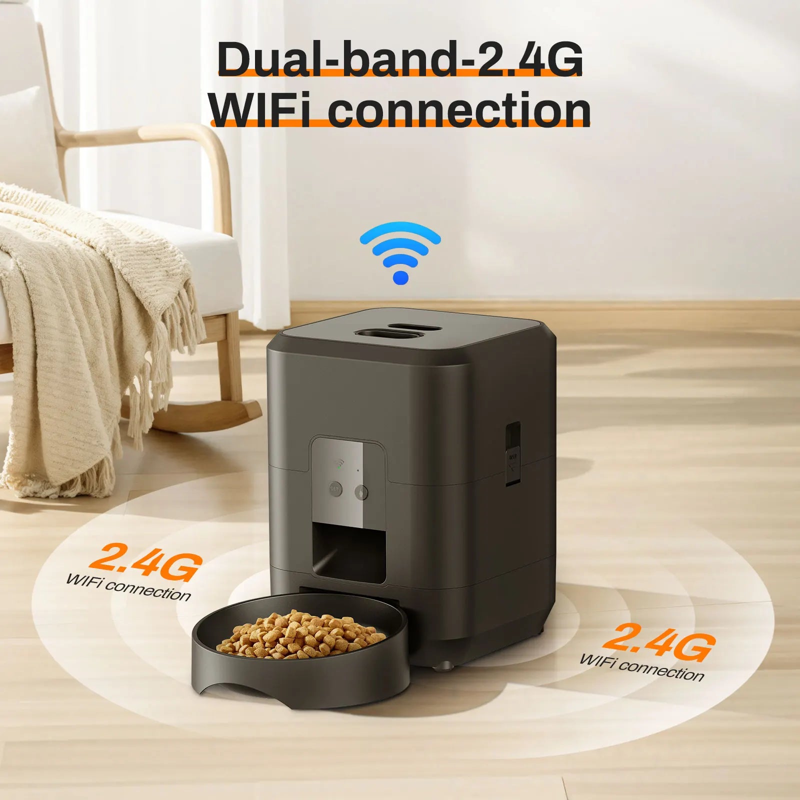 Comedero Automático Inteligente para Gatos y Perros — Con Temporizador y WiFi | 2L