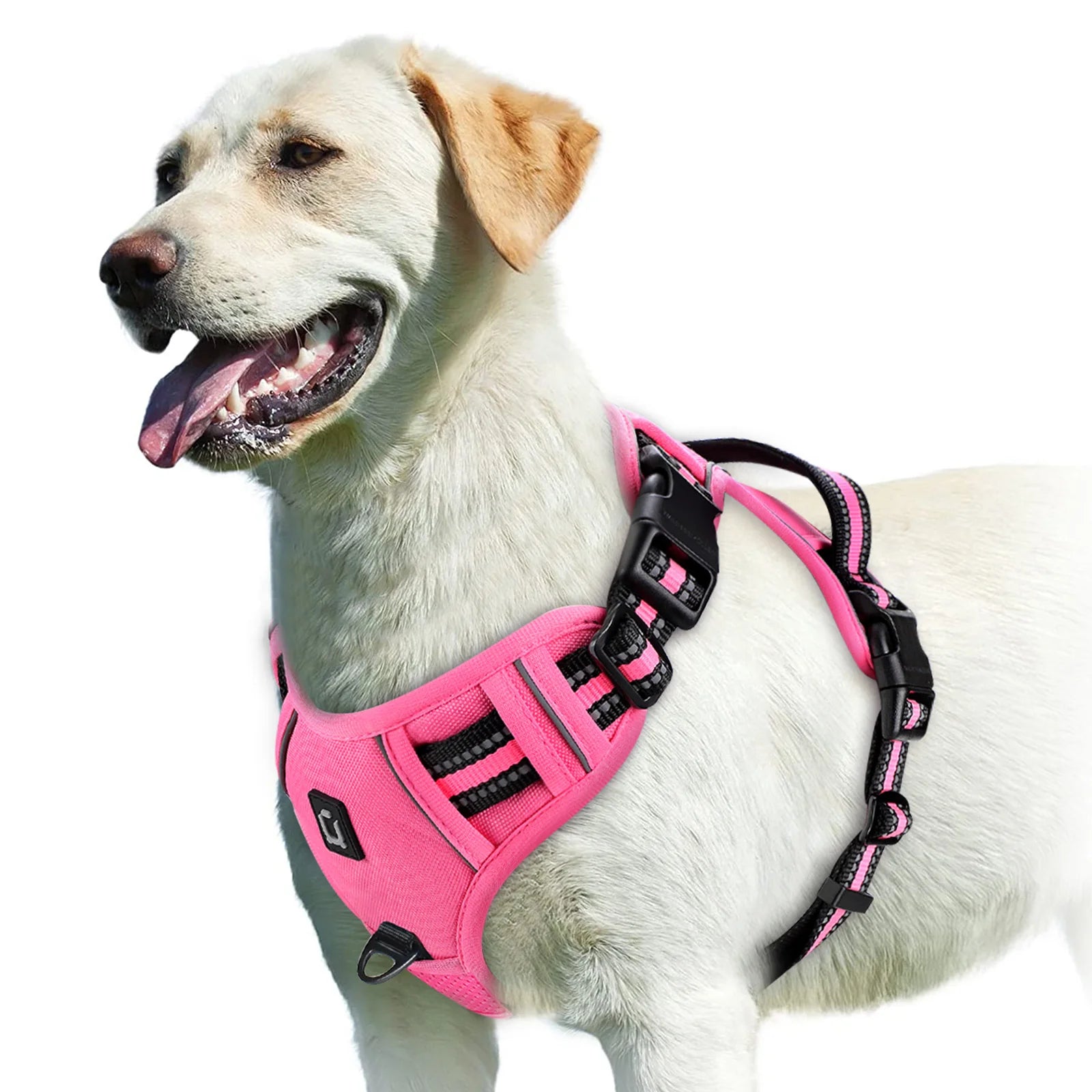 Arnés Antitirones para Perros, Chaleco Acolchado Ajustable con Asa de Control Fácil