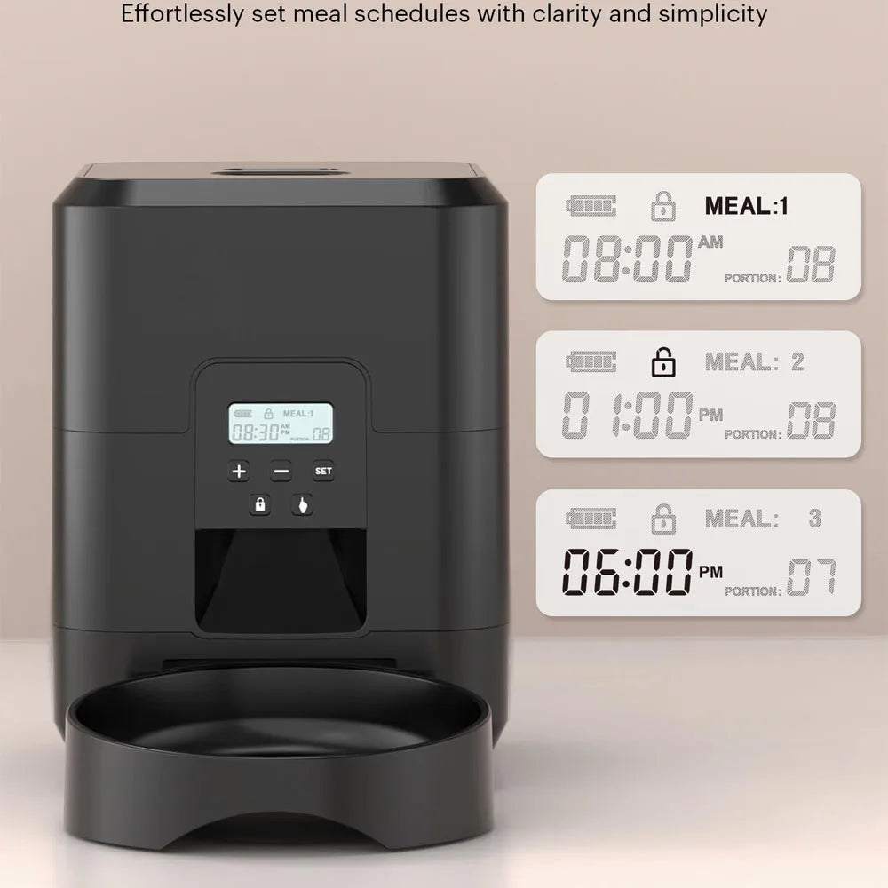 Comedero Automático Inteligente para Gatos y Perros — Con Temporizador y WiFi | 2L