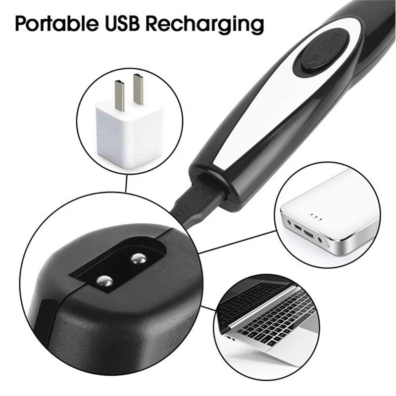 Kit Cortapelos Eléctrico para Perros y Gatos - Silencioso, Recargable y Profesional