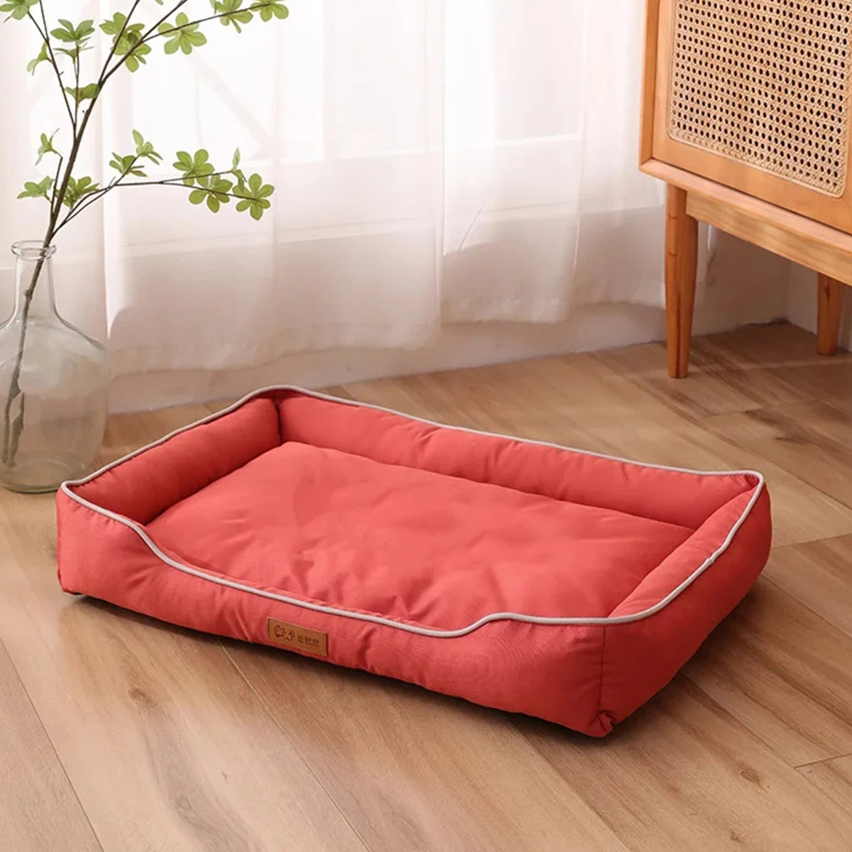 Cama para Perros y Gatos - Cuatro Estaciones, Impermeable, Acolchada y Resistente a Mordiscos