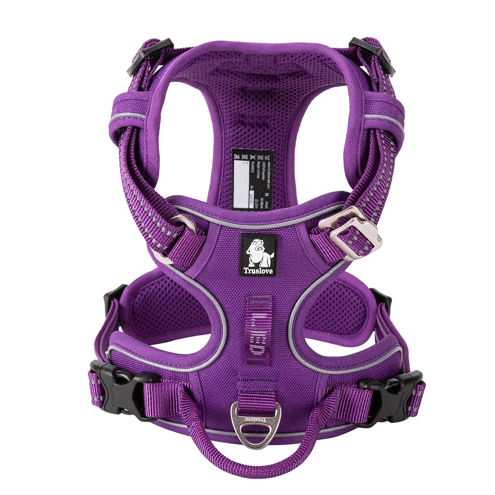 Arnés para Perros Truelove TLH5654 - Sin Tirones, Reflectante, Ajustable y Cómodo