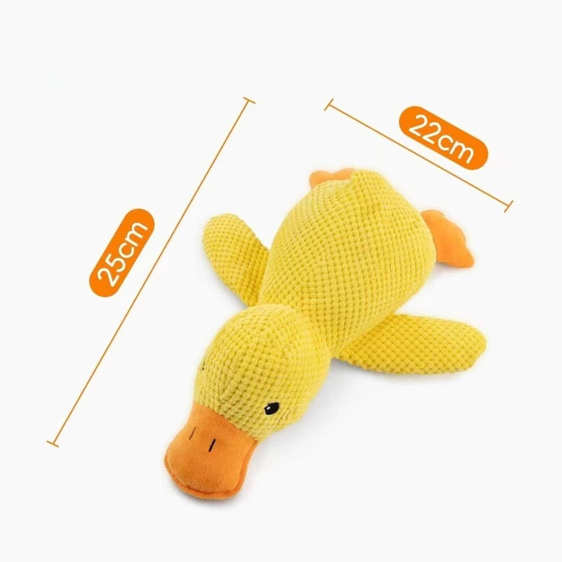 Juguete de Peluche Ganso para Perros y Gatos - Mordedor con Sonido