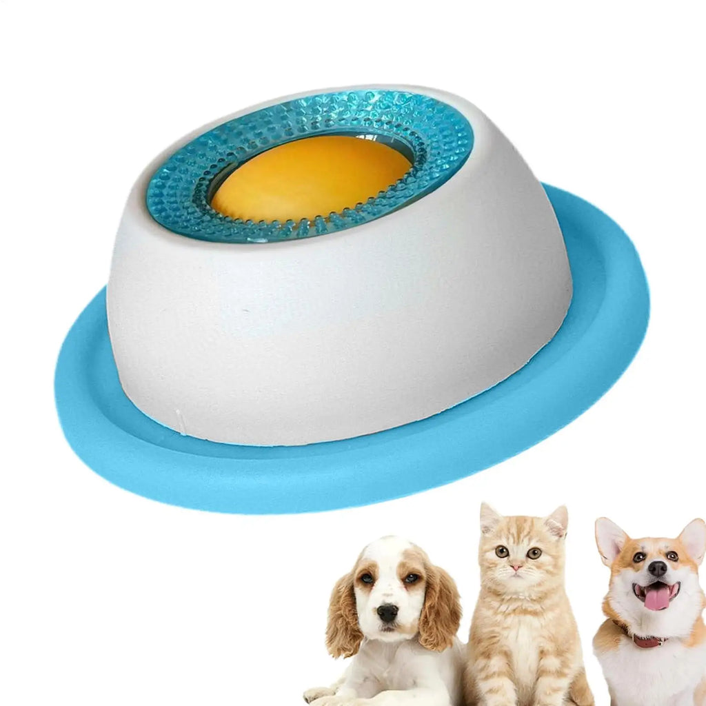 Comedero Lento Interactivo para Perros y Gatos - Juguete Lamer Antiengullimiento