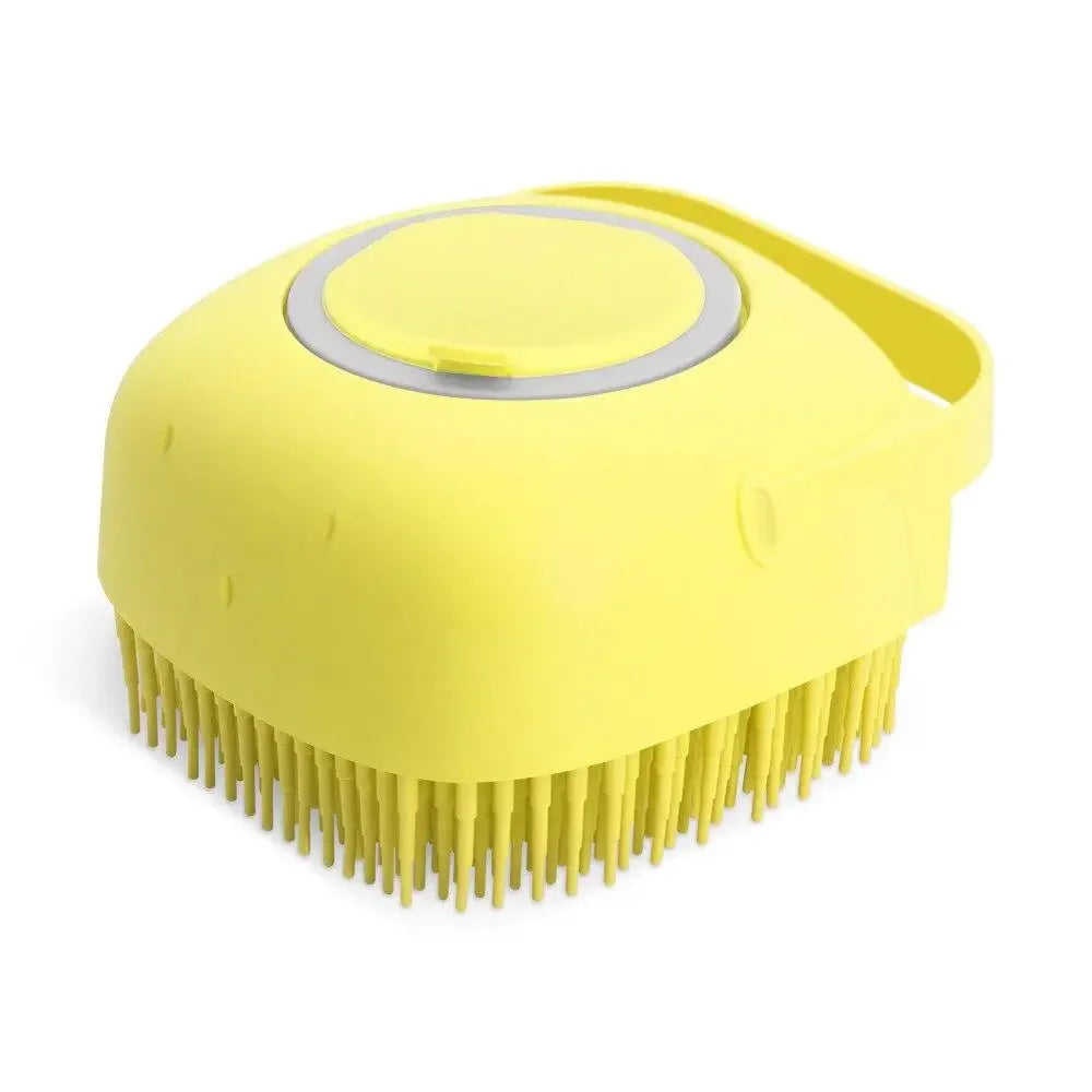 Cepillo de Baño para Perros y Gatos con Dispensador de Champú 80ml