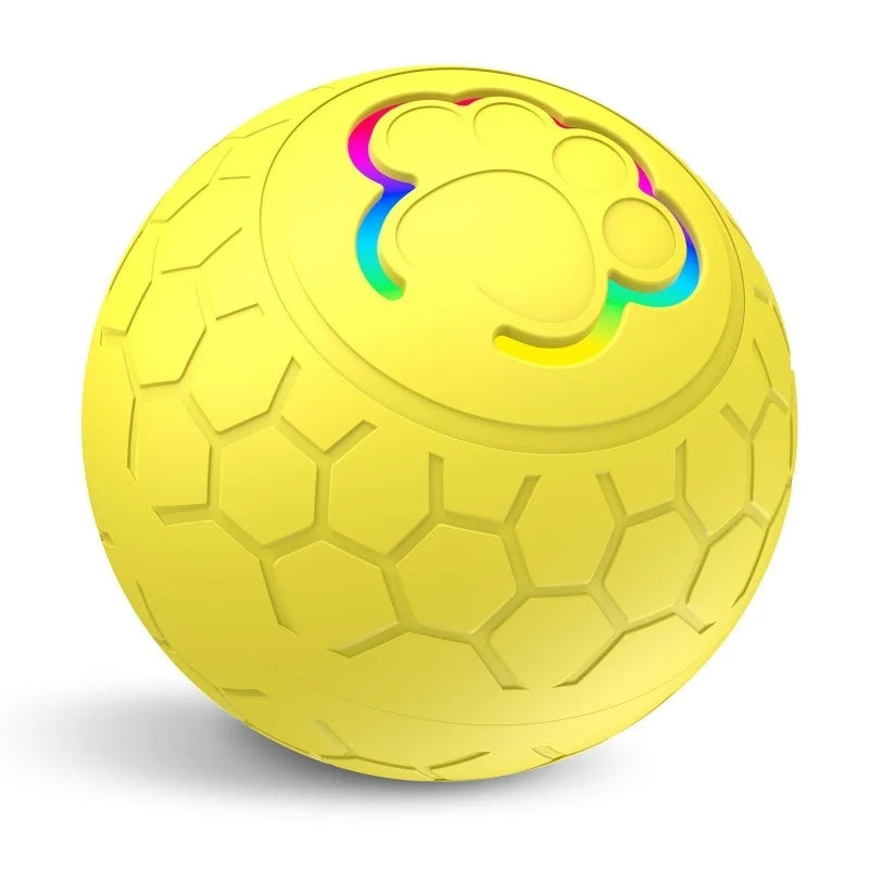 Pelota Inteligente Interactiva para Perros y Gatos - Electrónica, Automática, con Luces RGB y Carga USB