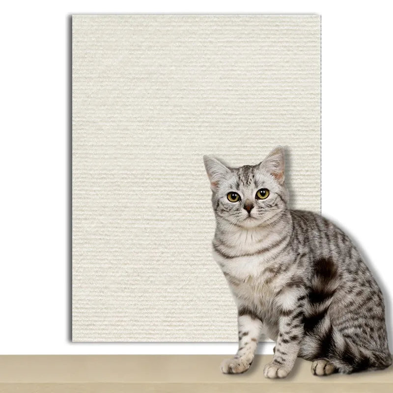Protector de Sofá Rascador para Gatos Autoadhesivo 60x200cm - Alfombrilla Recortable DIY