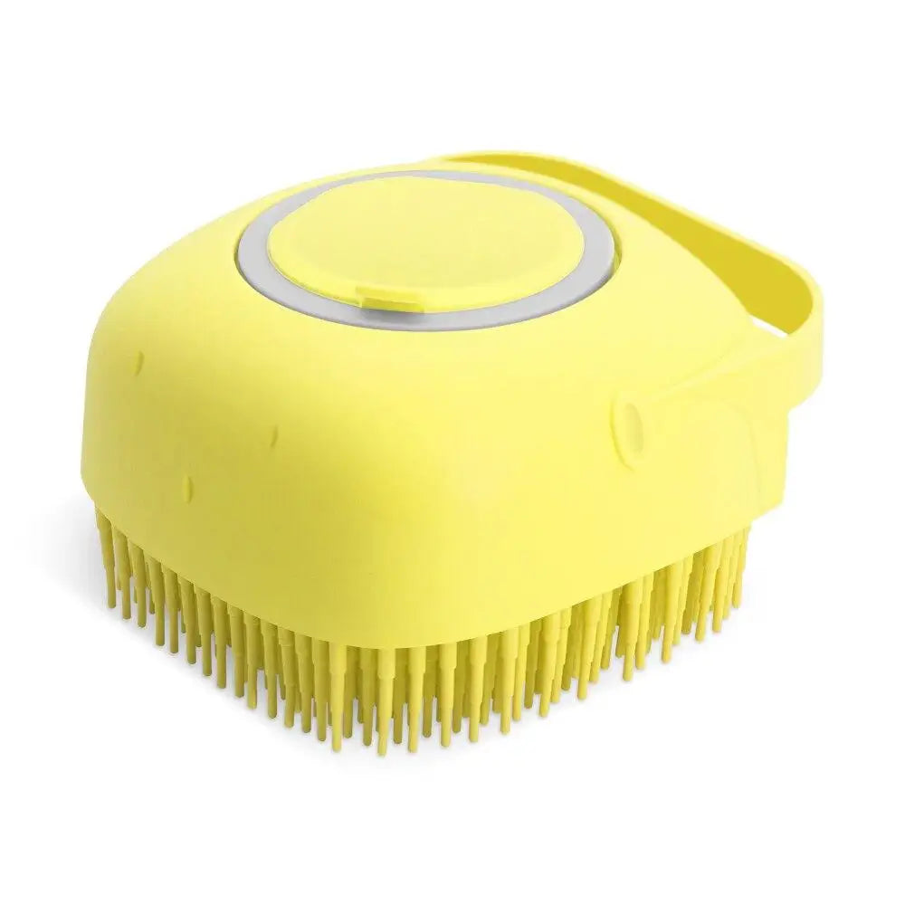Cepillo de Baño para Perros y Gatos con Dispensador de Champú 80ml