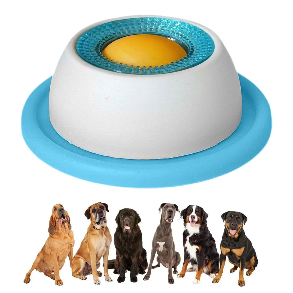 Comedero Lento Interactivo para Perros y Gatos - Juguete Lamer Antiengullimiento