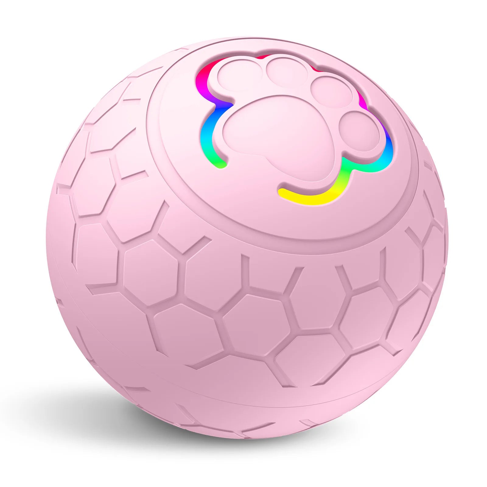 Pelota Inteligente Interactiva para Perros y Gatos - Electrónica, Automática, con Luces RGB y Carga USB