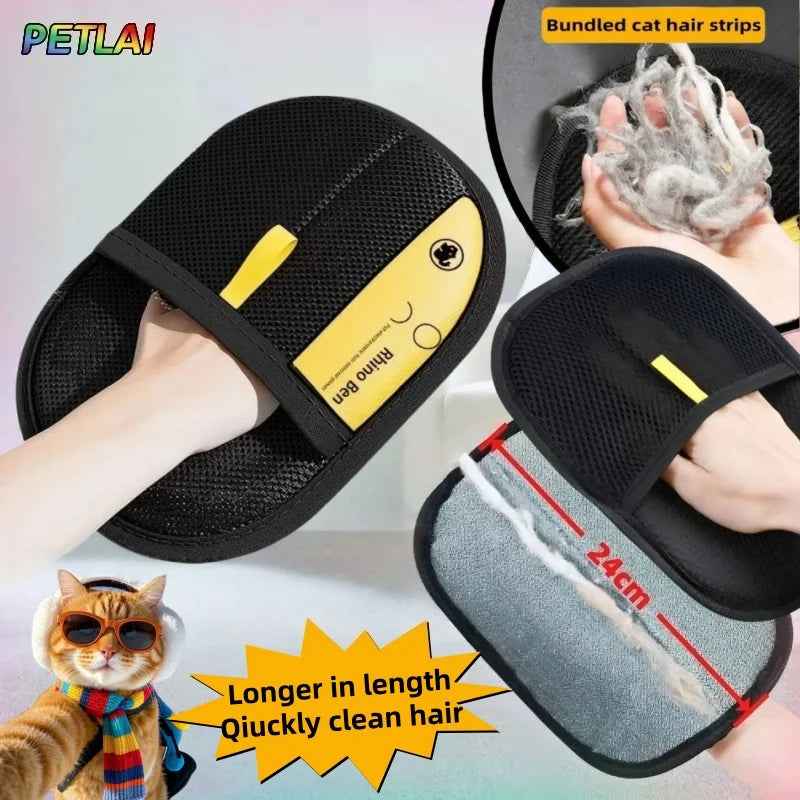 Guante Quitapelos para Perros y Gatos - Reutilizable, Electrostático y Lavable