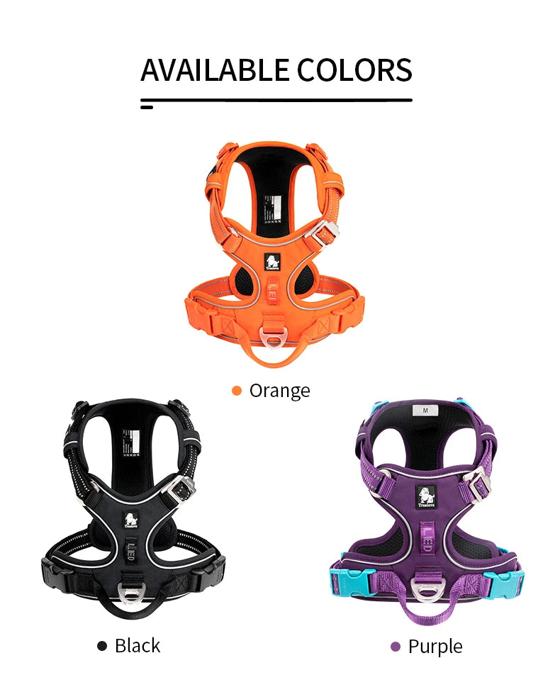Arnés para Perros Truelove TLH5654 - Sin Tirones, Reflectante, Ajustable y Cómodo