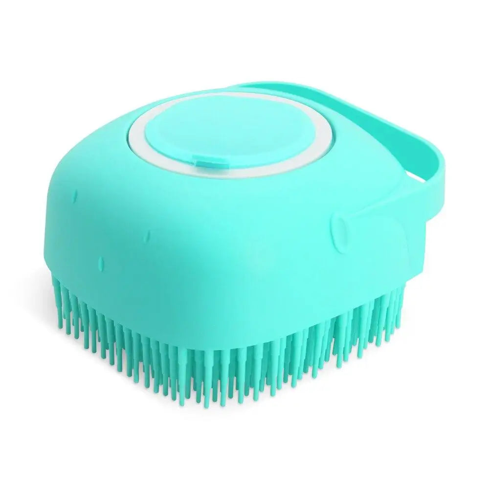 Cepillo de Baño para Perros y Gatos con Dispensador de Champú 80ml