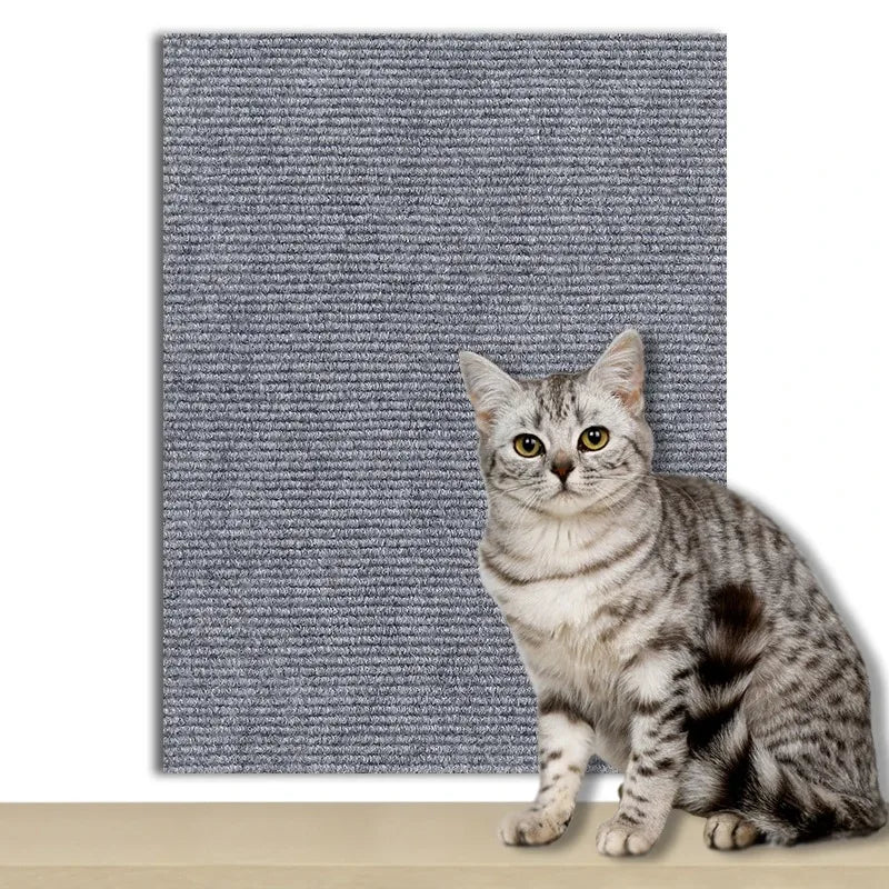 Protector de Sofá Rascador para Gatos Autoadhesivo 60x200cm - Alfombrilla Recortable DIY