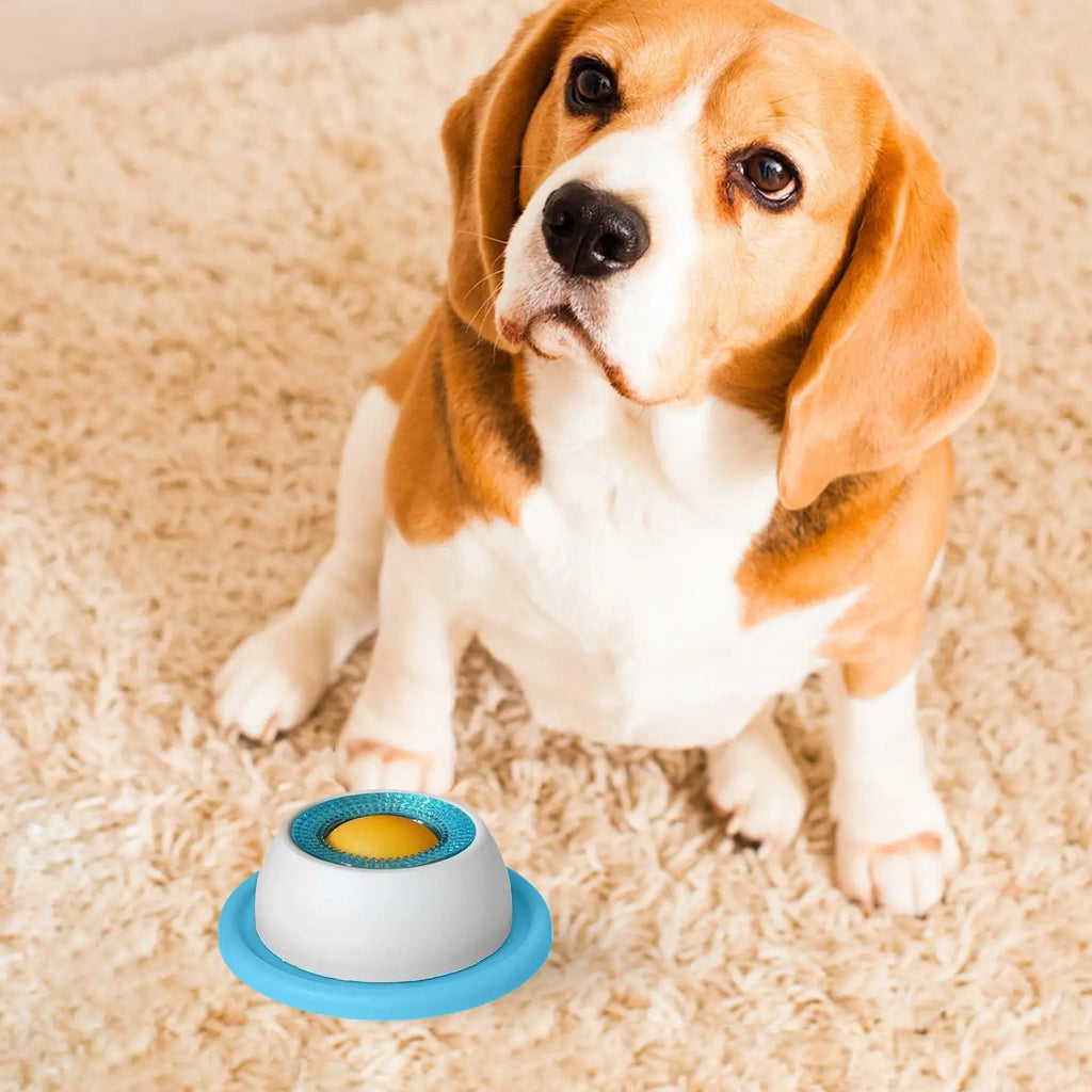 Comedero Lento Interactivo para Perros y Gatos - Juguete Lamer Antiengullimiento