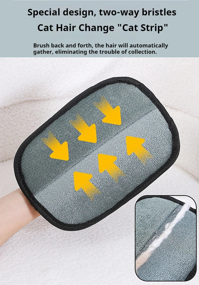 Guante Quitapelos para Perros y Gatos - Reutilizable, Electrostático y Lavable