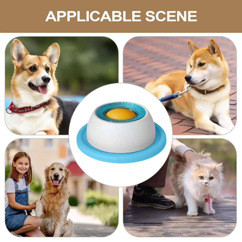 Comedero Lento Interactivo para Perros y Gatos - Juguete Lamer Antiengullimiento