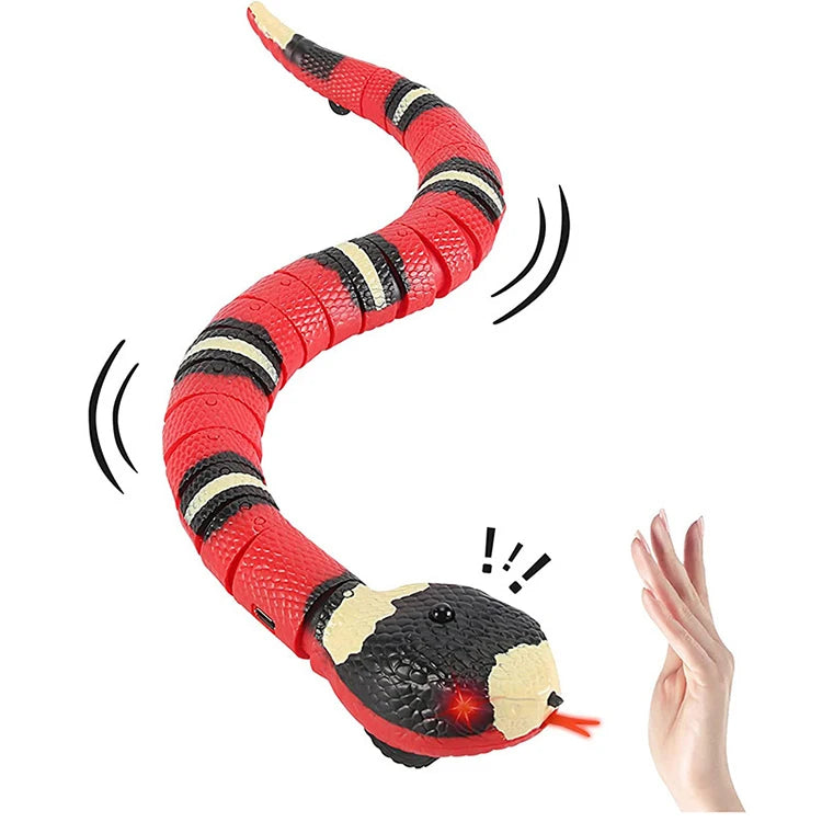 Juguete Automático Interactivo para Gatos - Serpiente con Sensor Inteligente y Carga USB