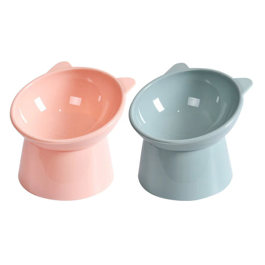 Cuenco Inclinado para Gatos | Comedero Elevado Ergonómico Antivómito