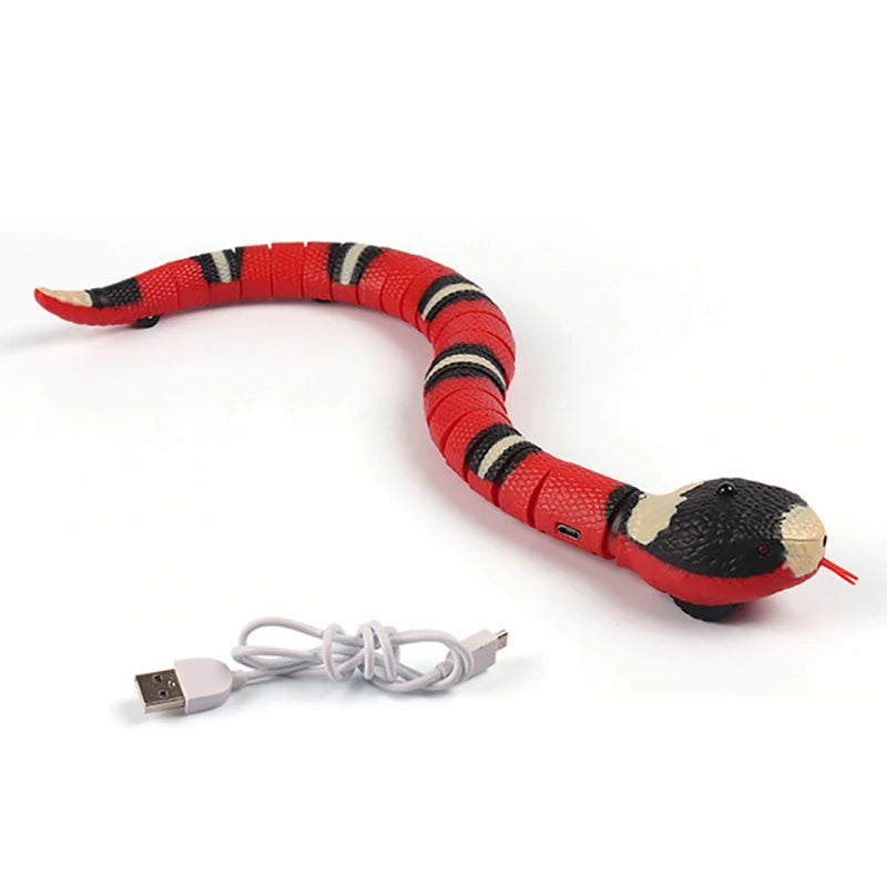Juguete Automático Interactivo para Gatos - Serpiente con Sensor Inteligente y Carga USB