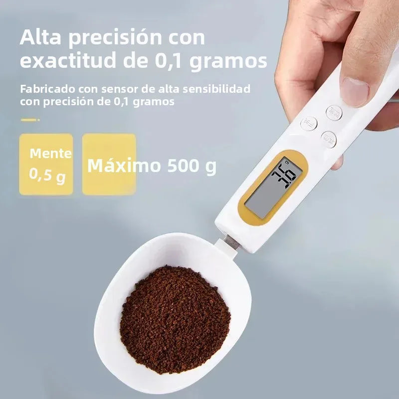 Cuchara Báscula Digital para Mascotas | Medición Precisa de Comida