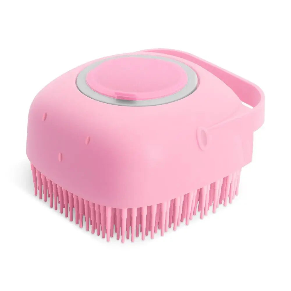 Cepillo de Baño para Perros y Gatos con Dispensador de Champú 80ml