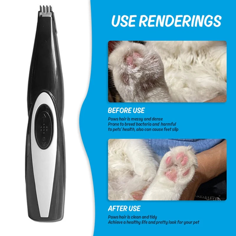 Kit Cortapelos Eléctrico para Perros y Gatos - Silencioso, Recargable y Profesional