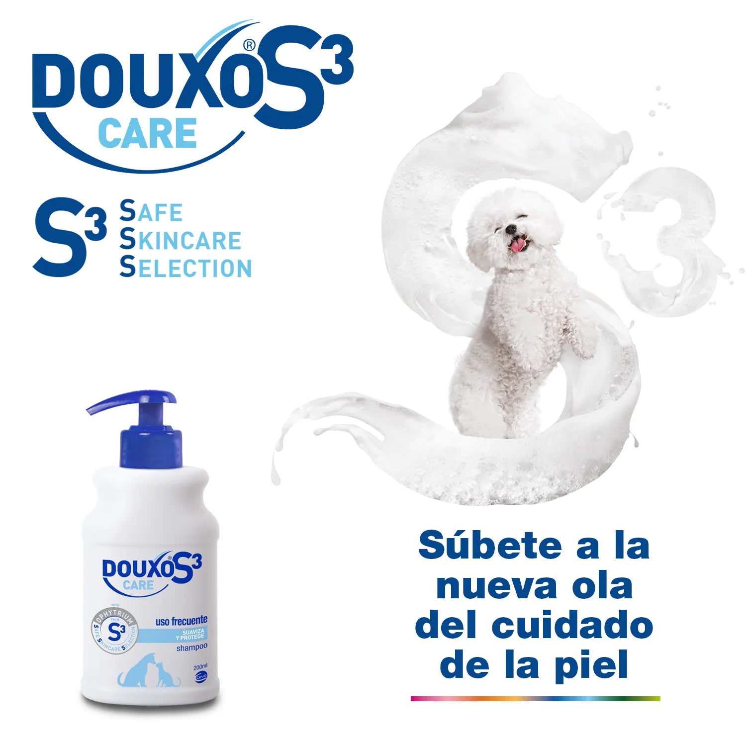 Douxo S3 Care - Champú Hidratante para Perros y Gatos 200 ml