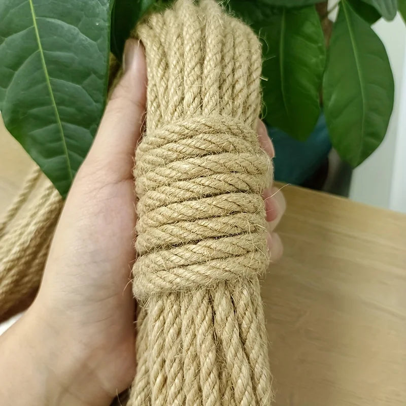 Cuerda de Sisal Natural para Rascador de Gatos — DIY Protector de Muebles | 10m, 20m o 50m