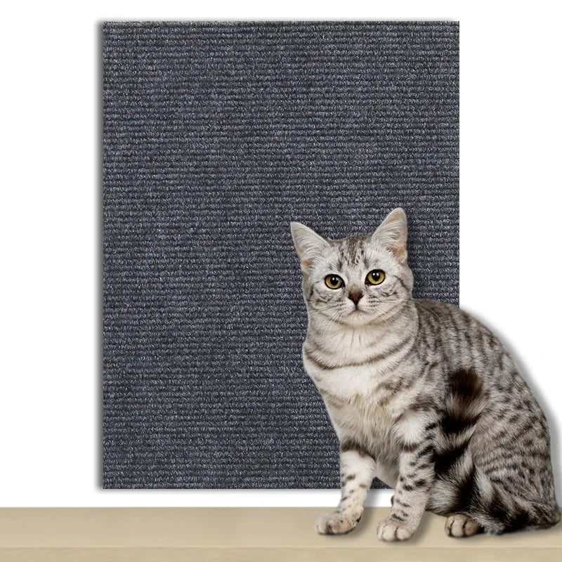 Protector de Sofá Rascador para Gatos Autoadhesivo 60x200cm - Alfombrilla Recortable DIY