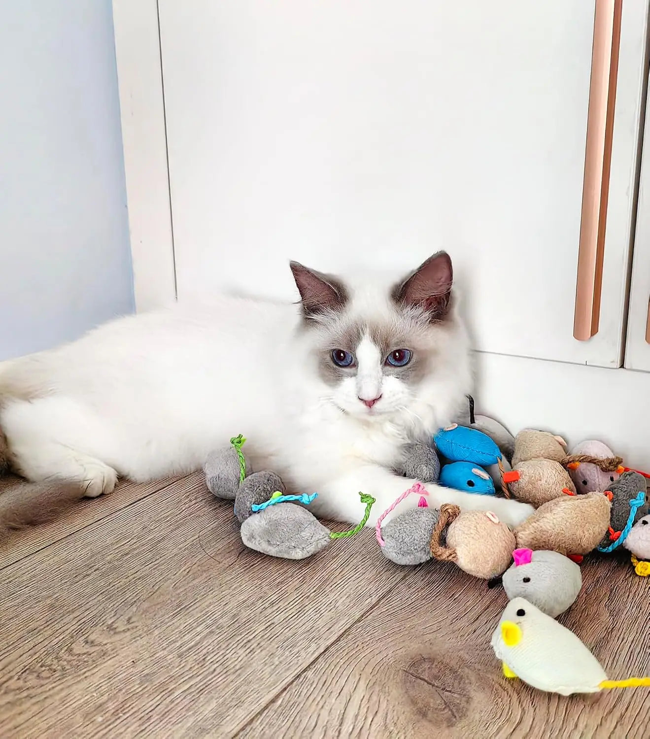 Ratones de Peluche con Catnip para Gatos — Pack de 3 a 200 unidades | Juguete Interactivo