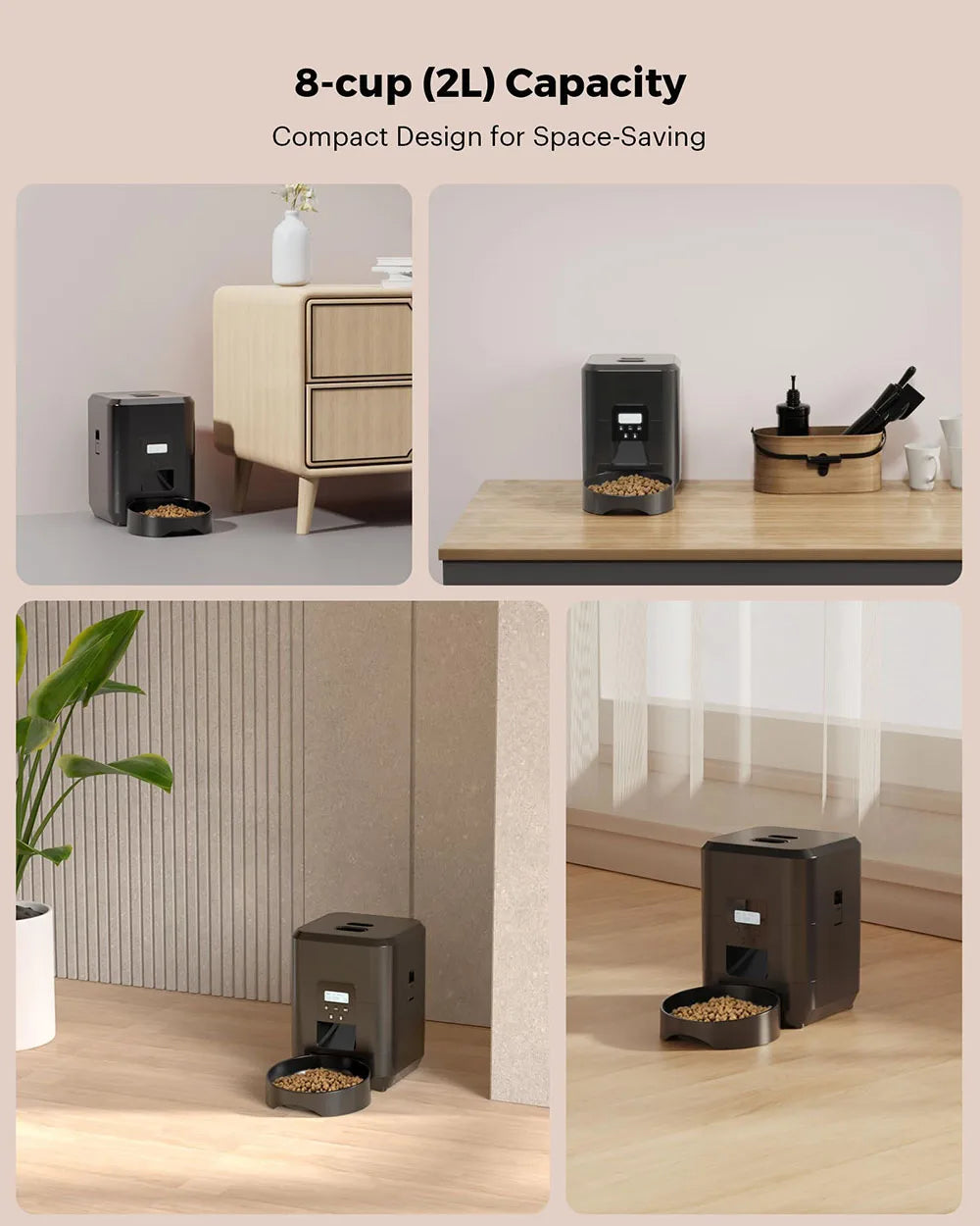Comedero Automático Inteligente para Gatos y Perros — Con Temporizador y WiFi | 2L