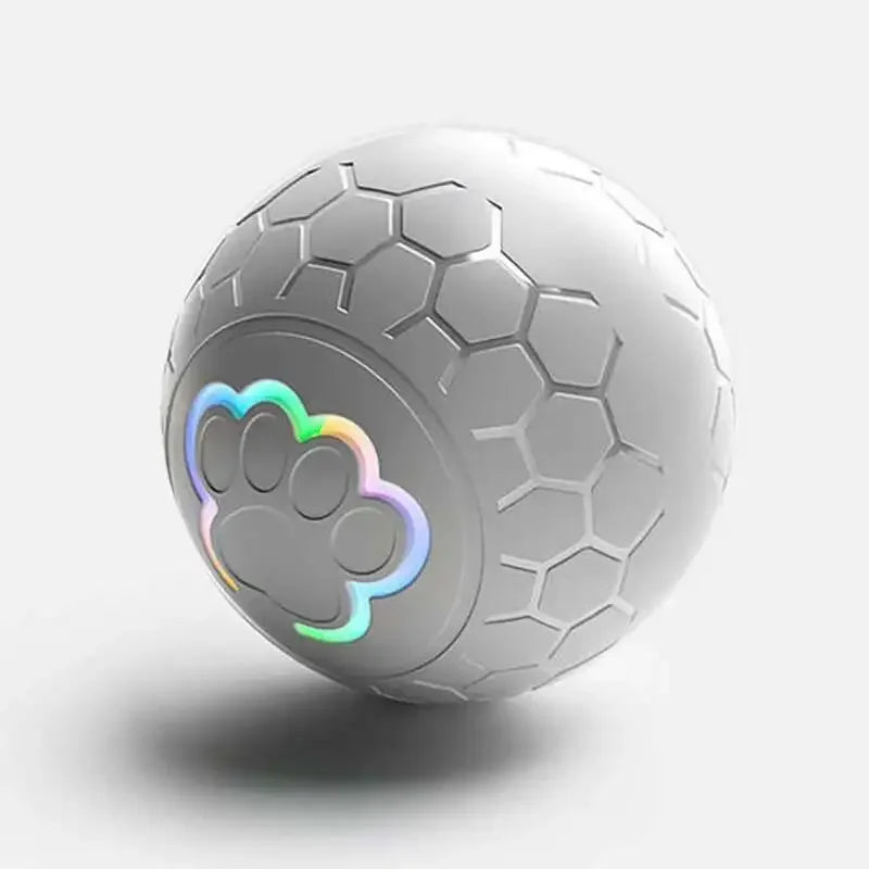Pelota Inteligente Interactiva para Perros y Gatos - Electrónica, Automática, con Luces RGB y Carga USB