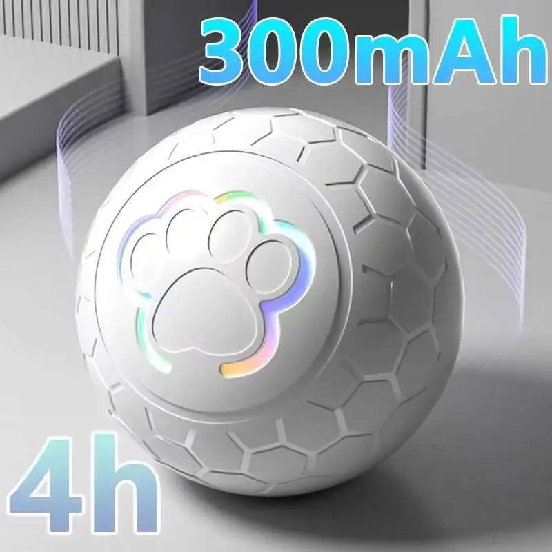 Pelota Inteligente Interactiva para Perros y Gatos - Electrónica, Automática, con Luces RGB y Carga USB