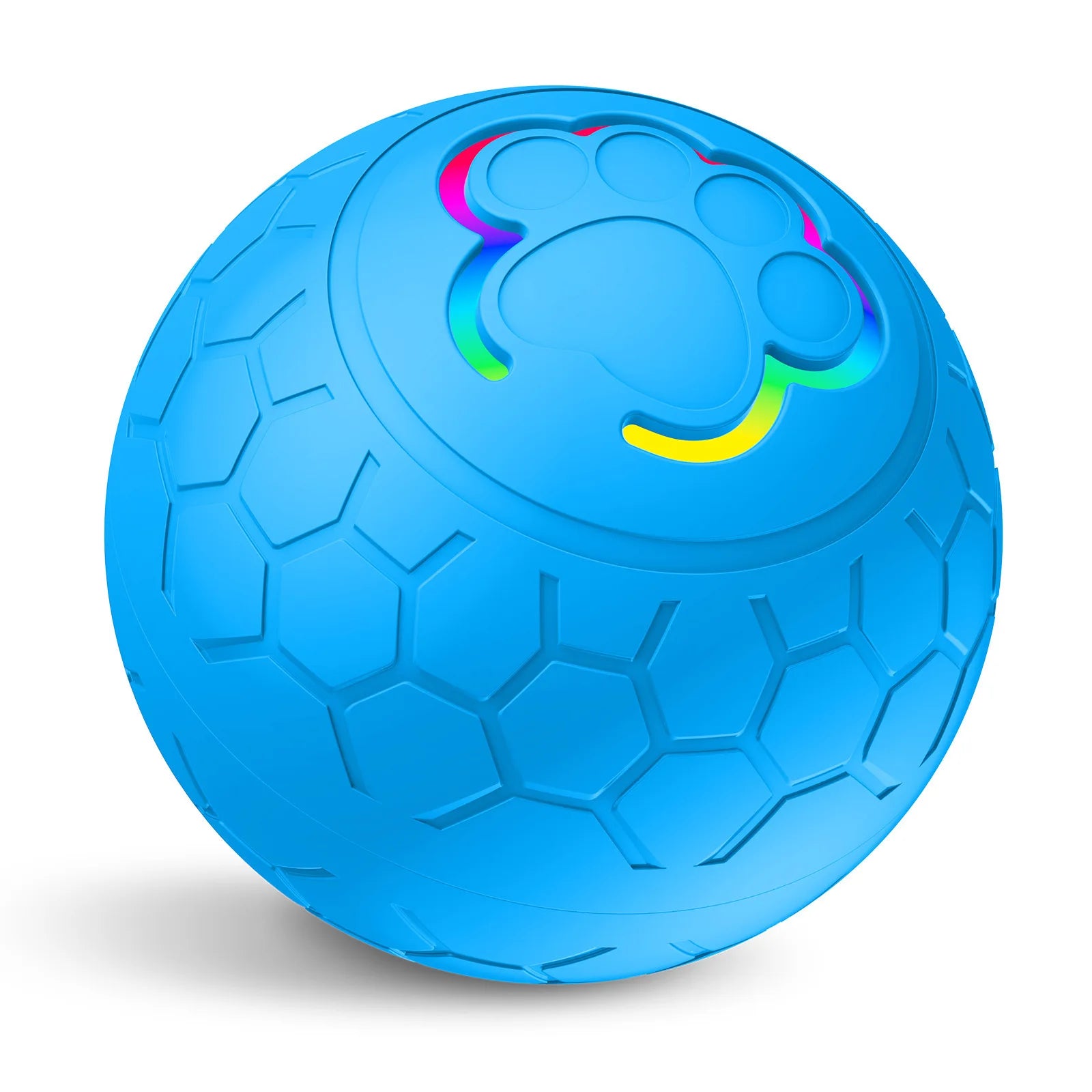 Pelota Inteligente Interactiva para Perros y Gatos - Electrónica, Automática, con Luces RGB y Carga USB