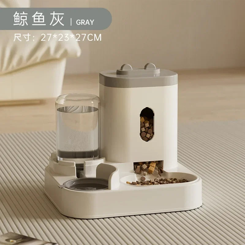 Comedero Automático con Fuente de Agua para Perros y Gatos - Gran Capacidad 2L
