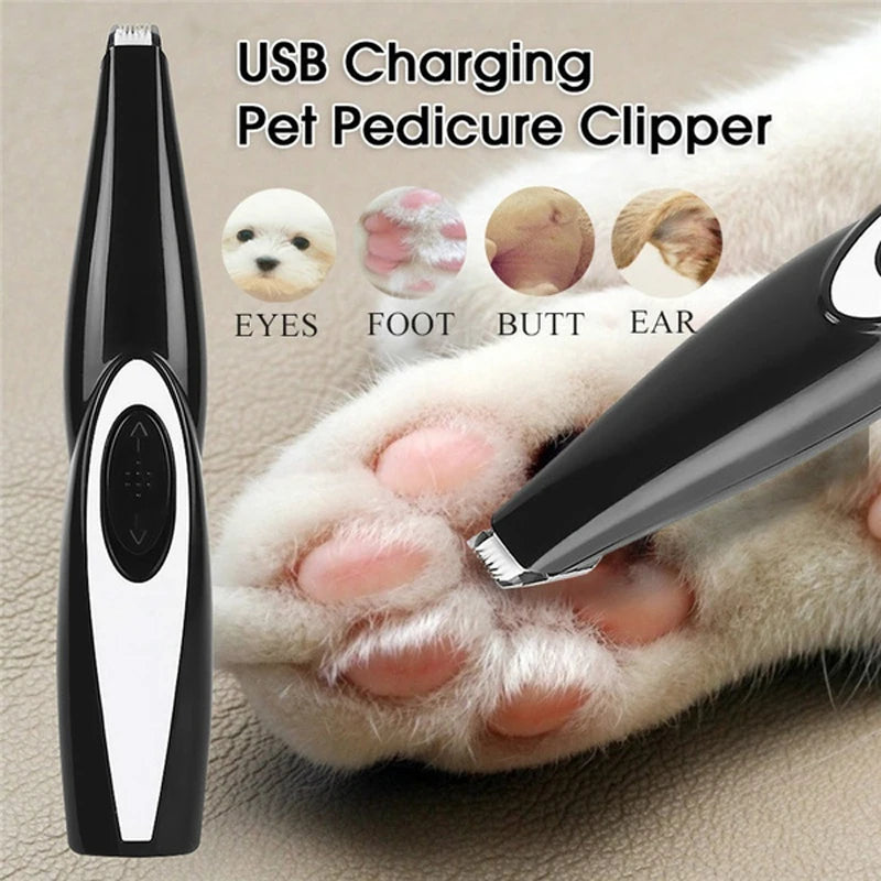 Kit Cortapelos Eléctrico para Perros y Gatos - Silencioso, Recargable y Profesional