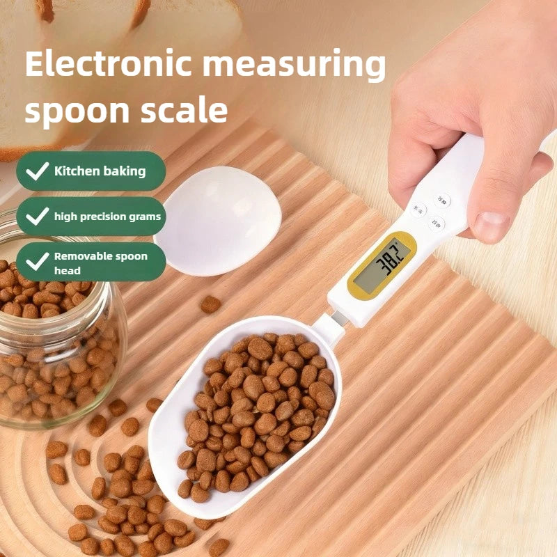 Cuchara Báscula Digital para Mascotas | Medición Precisa de Comida
