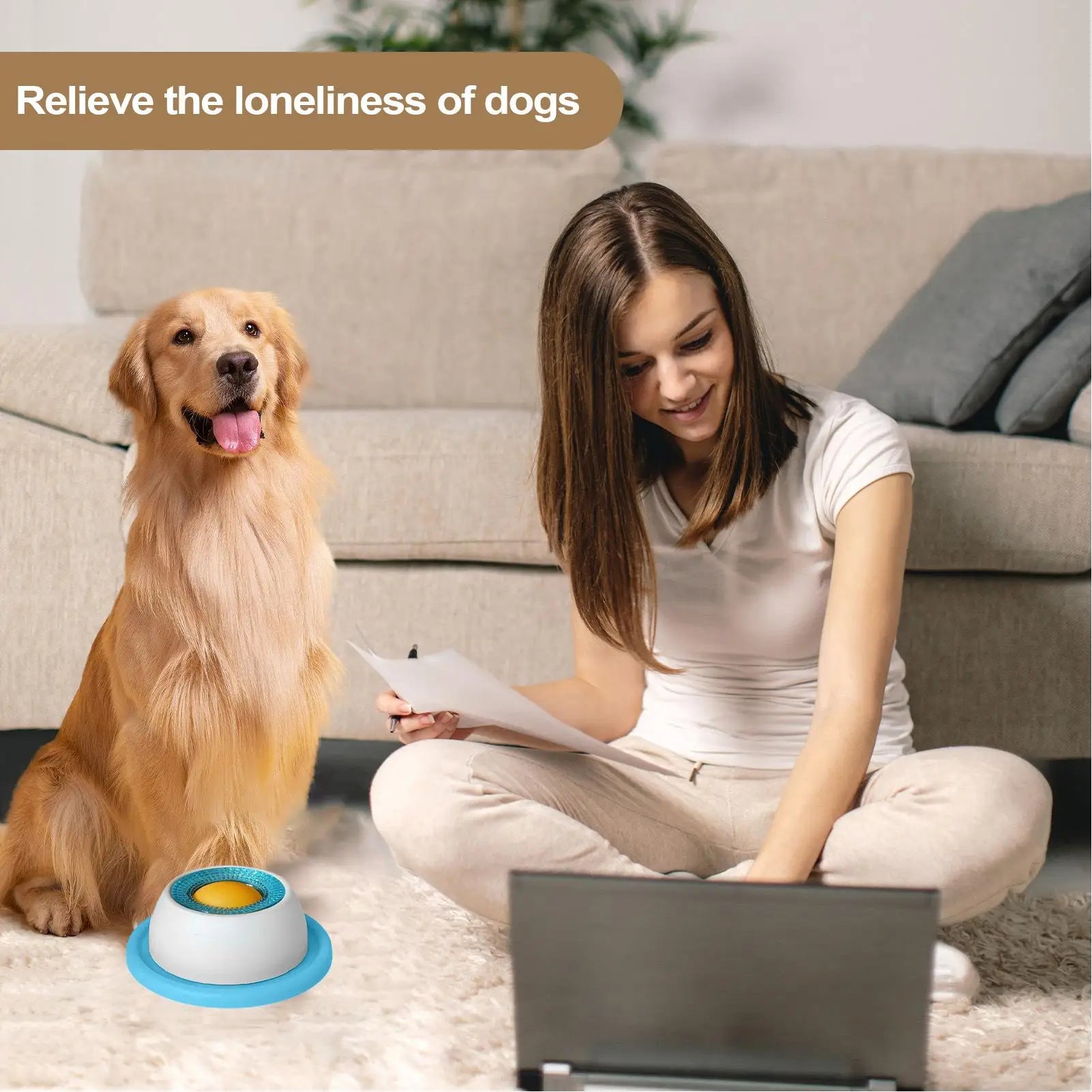 Comedero Lento Interactivo para Perros y Gatos - Juguete Lamer Antiengullimiento