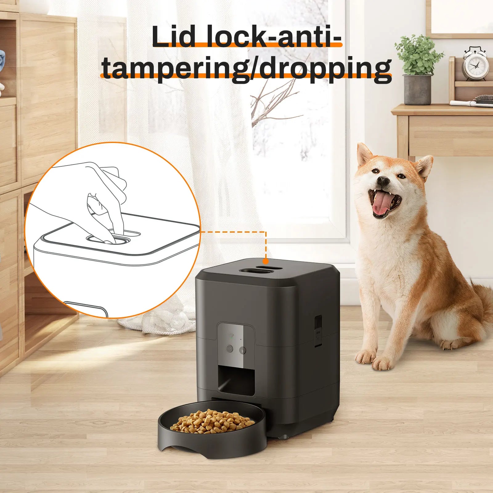 Comedero Automático Inteligente para Gatos y Perros — Con Temporizador y WiFi | 2L