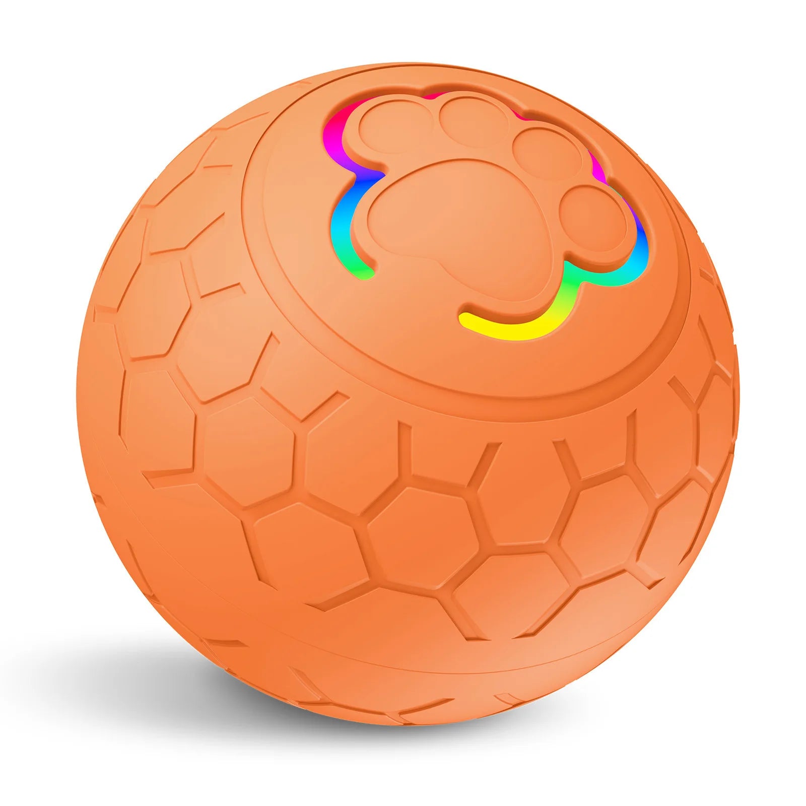 Pelota Inteligente Interactiva para Perros y Gatos - Electrónica, Automática, con Luces RGB y Carga USB